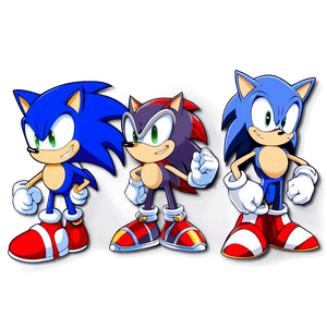 Sonic and Silver Team PNG jjd PNG image with transparent background