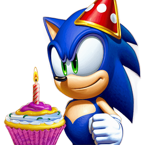 Sonic Birthday Celebration PNG jnt PNG image with transparent background