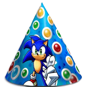 Sonic Birthday Party Hat Design Png Ssy PNG Image