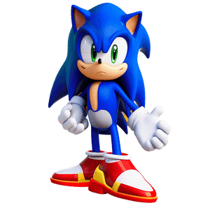 Sonic Chibi Style PNG 04292024 PNG image with transparent background
