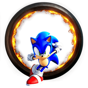 Sonic Fire Ring Jump PNG 04292024 PNG image with transparent background