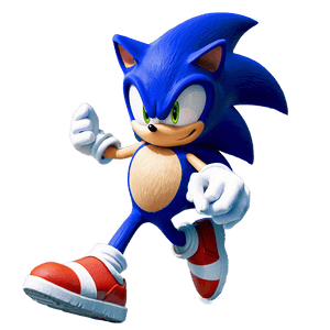 Sonic Running Speed PNG 04292024 PNG image with transparent background