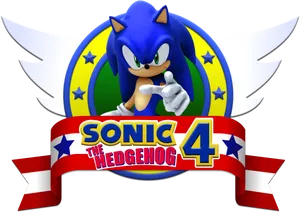 Sonic The Hedgehog4 Logo PNG Image