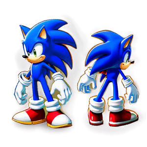 Sonic Winter Outfit PNG 04292024 PNG image with transparent background