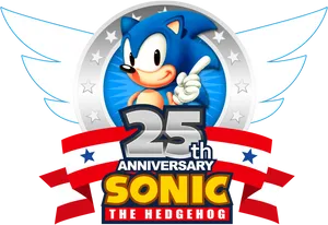 Sonic25th Anniversary Logo PNG Image