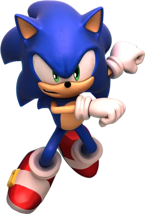 Sonicthe Hedgehog Classic Pose PNG Image