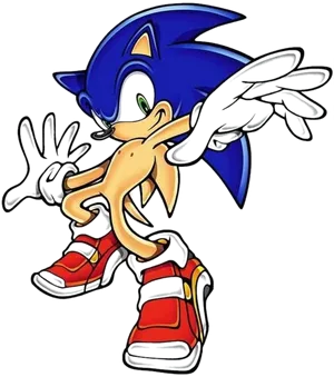 Sonicthe Hedgehog Classic Pose PNG Image