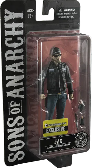 Sonsof Anarchy Jax Action Figure Exclusive PNG Image