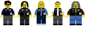 Sonsof Anarchy Lego Characters PNG Image