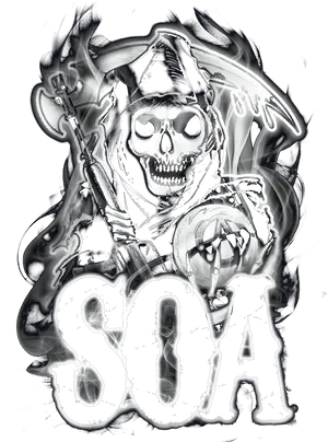 Sonsof Anarchy Skull Logo PNG Image