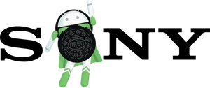 Sony Android Oreo Mashup Logo PNG Image