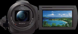 Sony Camcorder Zeiss Lens PNG image with transparent background