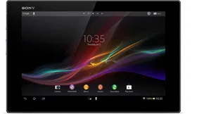 Sony Tablet Front Viewwith Colorful Display PNG Image