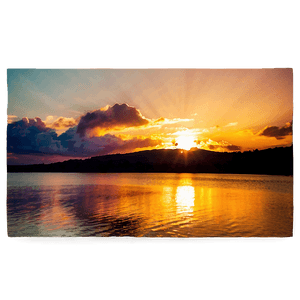 Soothing Radiant Sunset PNG nsv PNG with transparent background