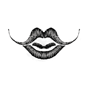 Sophisticated Pencil Mustache PNG 05042024 PNG