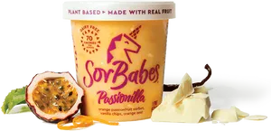 Sor Babes Passionilla Sorbet Packaging PNG Image