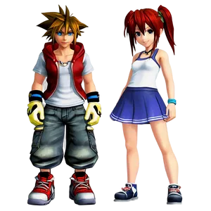 Sora And Kairi Png Yau PNG Image