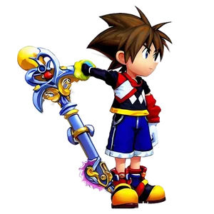 Sora And Keyblade Png Hmd PNG Image