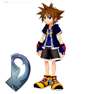 Sora Kingdom Hearts PNG pbc PNG image with transparent background