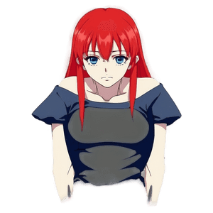 Sorrowful Anime Character PNG 05212024 PNG image with transparent background