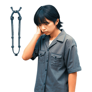 Sorrowful Anime Character PNG 9 PNG image with transparent background