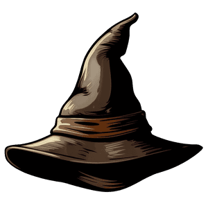 Sorting Hat Illustration PNG vlc84 PNG image with transparent background