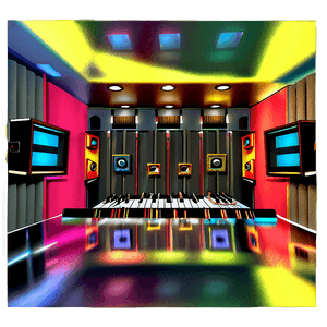 Soundproof Recording Studio Design PNG 06262024 PNG