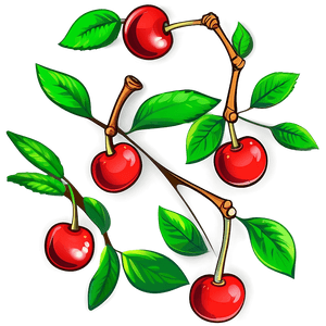 Sour Cherry Cartoon PNG 41 PNG