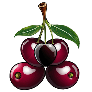 Sour Cherry Cartoon PNG ria PNG