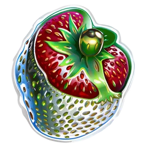 Sour Strawberry Icon Png 06252024 PNG Image