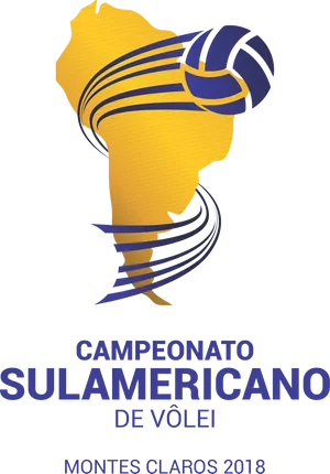 South American Volleyball Championship Logo2018.png PNG Image