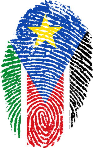 Bangladesh Map In Fingerprint Clipart , Png Download - Somalia Flag Fingerprint, Transparent Png PNG image with transparent background