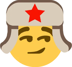 Soviet Star Hat Emoji.png PNG Image