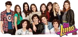 Soy Luna Cast Promotional Photo PNG Image