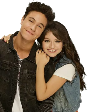 Soy Luna Cast Smiling Together PNG Image