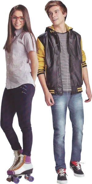 Soy Luna Characters Smiling PNG Image