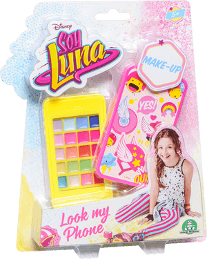 Soy Luna Disney Makeup Set Packaging PNG image with transparent background