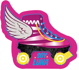 Soy Luna Roller Skate Wing Graphic PNG Image