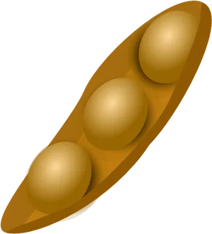 Soybean Pod Illustration PNG Image