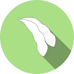 Soybean Pod Illustration PNG Image