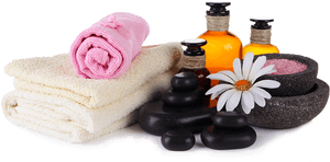 Spa Essentials Relaxation Kit PNG image with transparent background