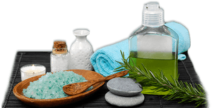 Spa Essentials Relaxation Kit PNG image with transparent background