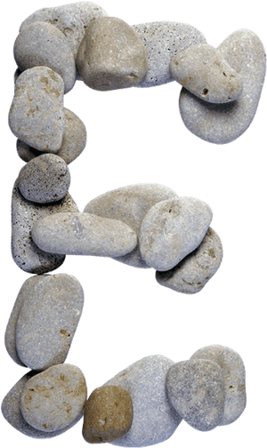 Spa Stone Border Decoration PNG image with transparent background