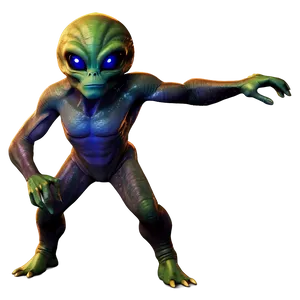 Space Cartoon Alien Png Qvt PNG Image