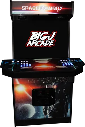 Space Cowboy Arcade Machine Big J Arcade PNG Image