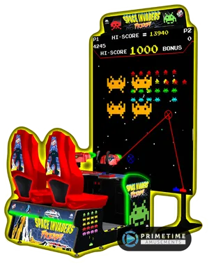 Space Invaders Arcade Machine PNG Image