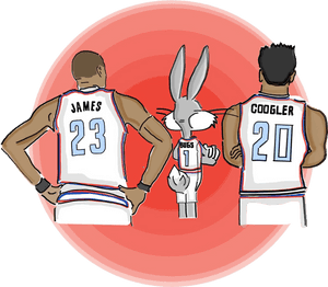 Space Jam_ Team Huddle_ Illustration PNG image with transparent background