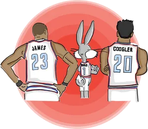 Space Jam_ Team Huddle_ Illustration PNG Image