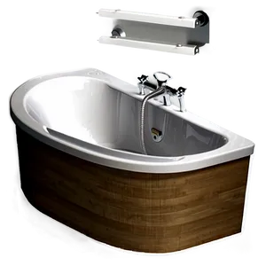 Space-saving Corner Tub Png 85 PNG Image