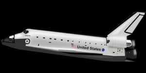 Space_ Shuttle_ Atlantis_ Profile_ View PNG image with transparent background
